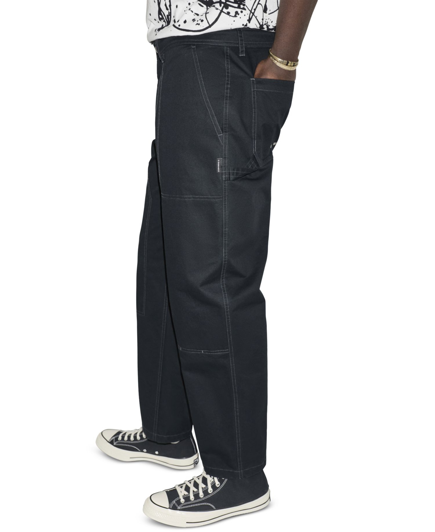 Men's Double Knee Regular-Fit Harbor Pants
