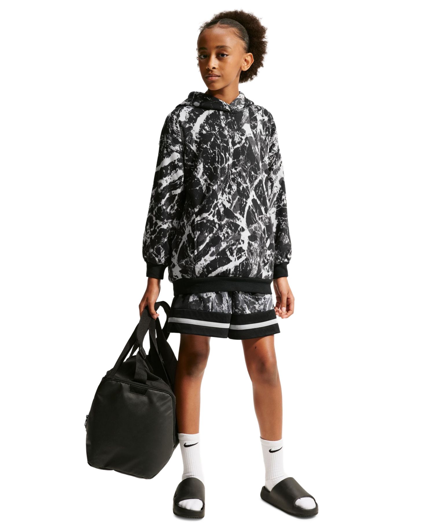 Ja Morant Boys' and Girls' 8-20 Club Fleece Oversized Basketball Hoodie