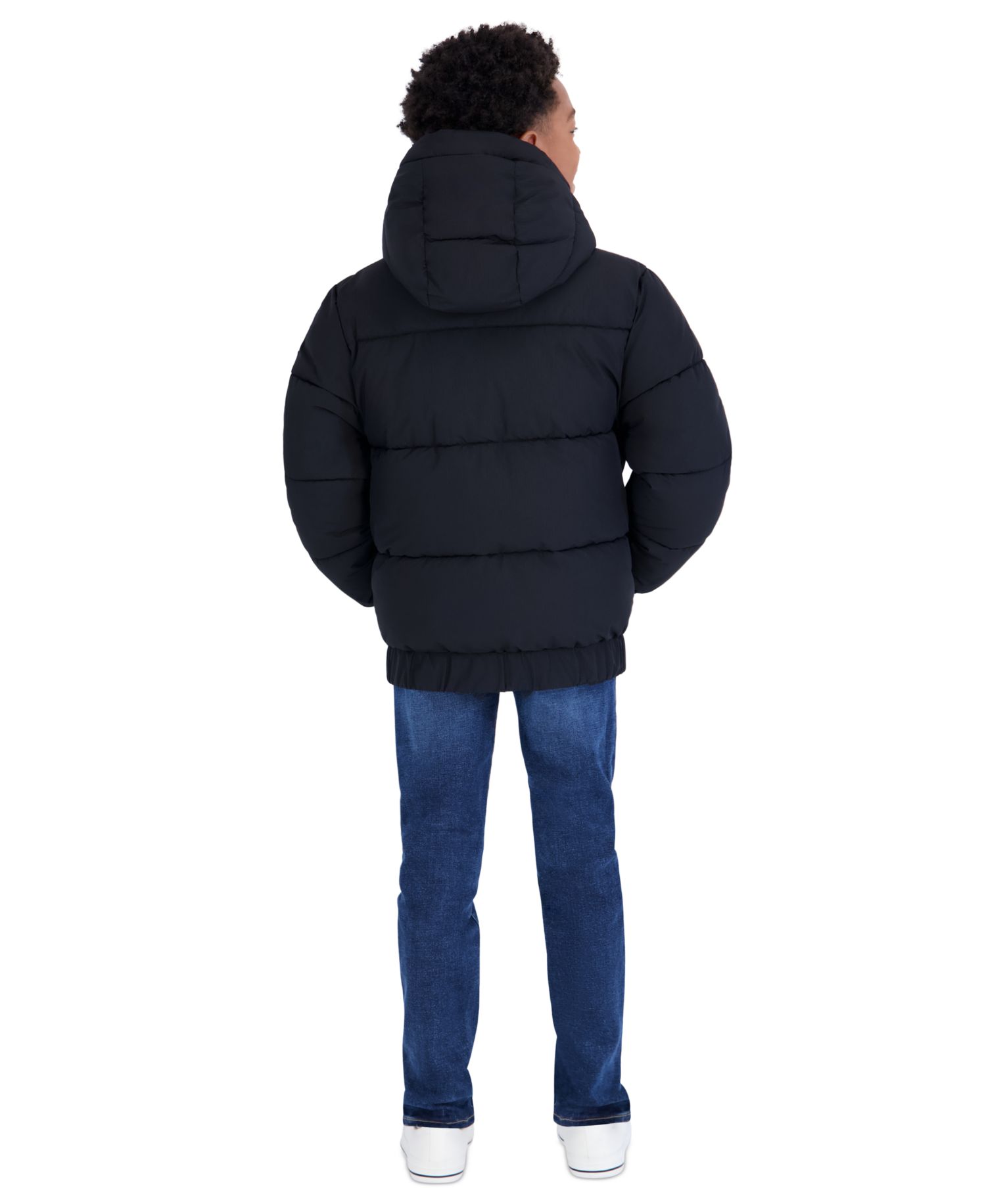 Boys' 8-20 Heavy Weight Ripstop Puffer Hooded Jacket