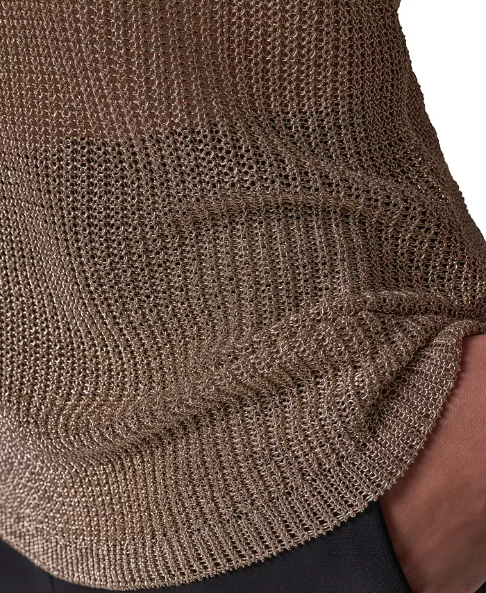 Women's Metallic-Knit Tank Top - thumbnail 7