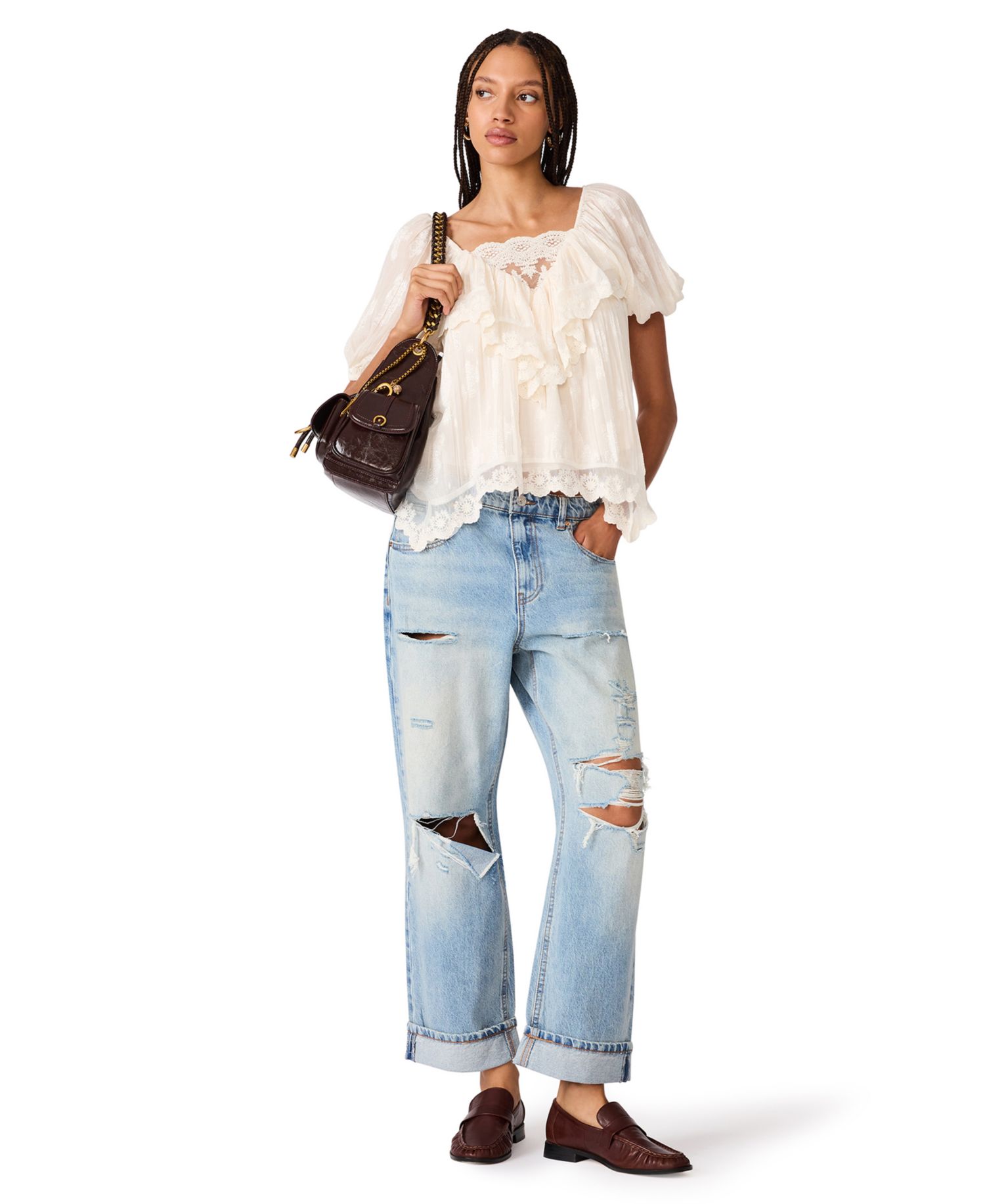 Women's Stevie Low-Rise Boyfriend Jeans