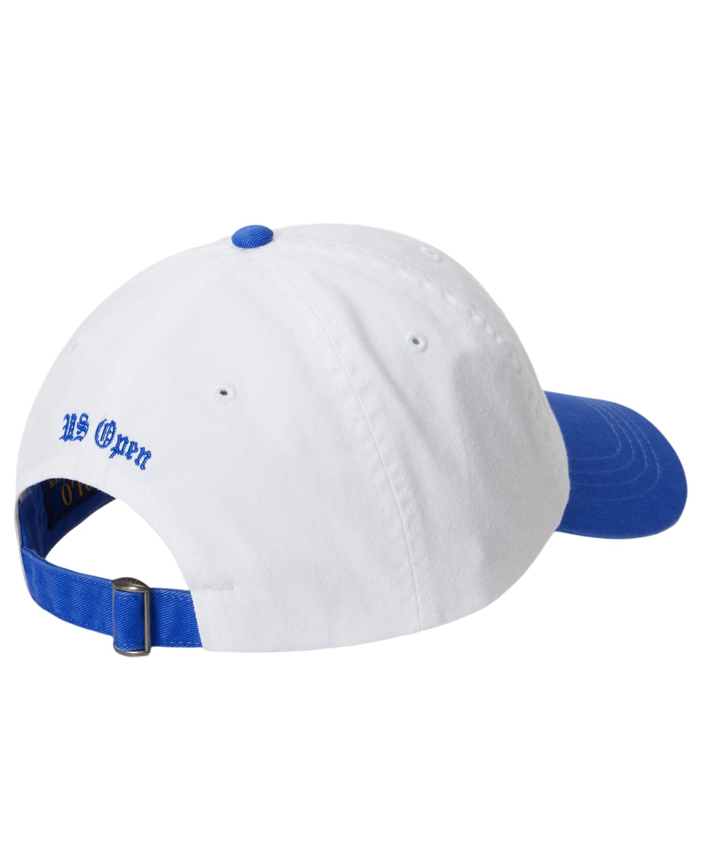 Мужской головной убор Polo Ralph Lauren Classic Adjustable Buckle Strap Hat, цвет: Белый / Синий — фото 4