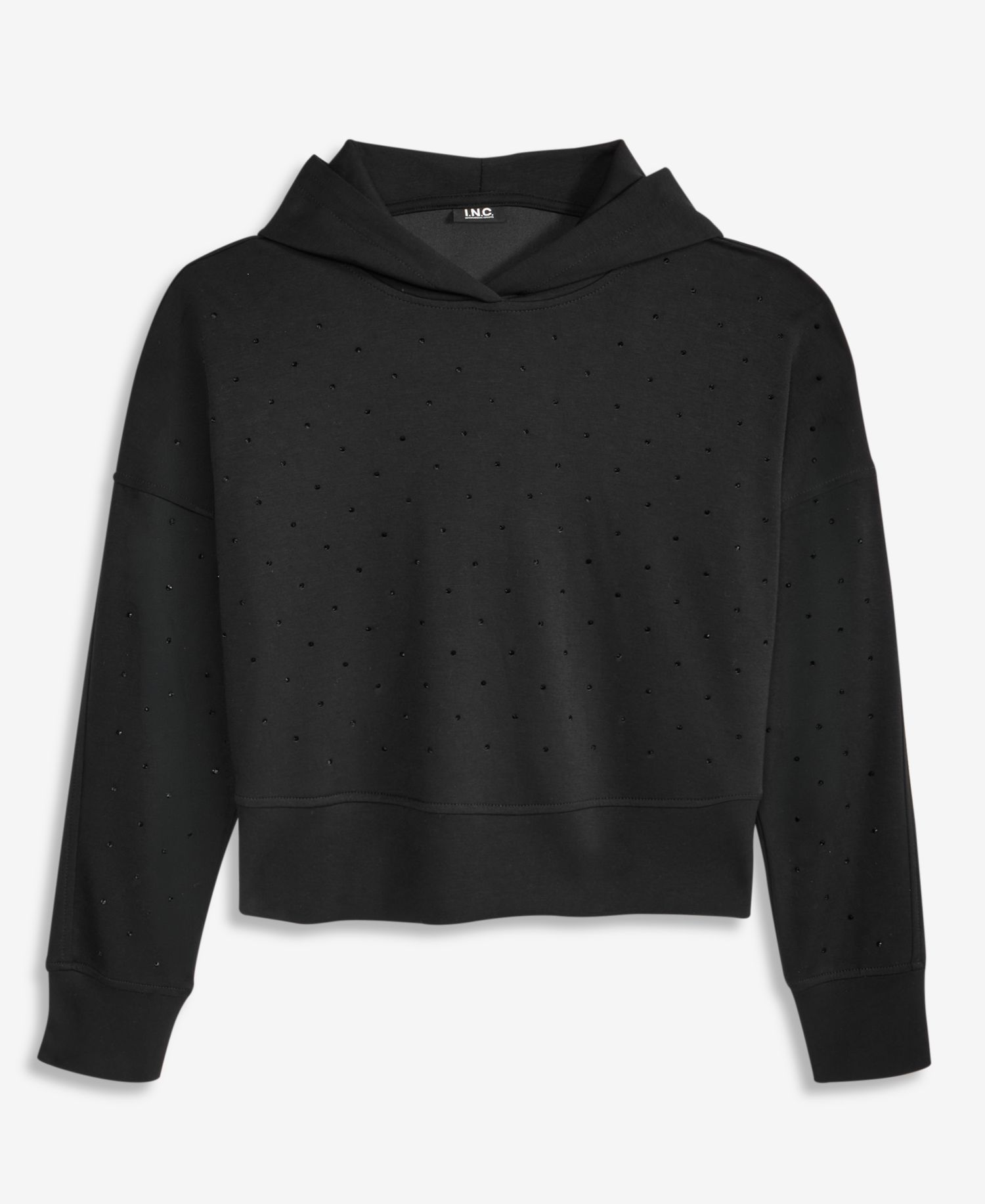 Petite Shine Embellished Hoodie