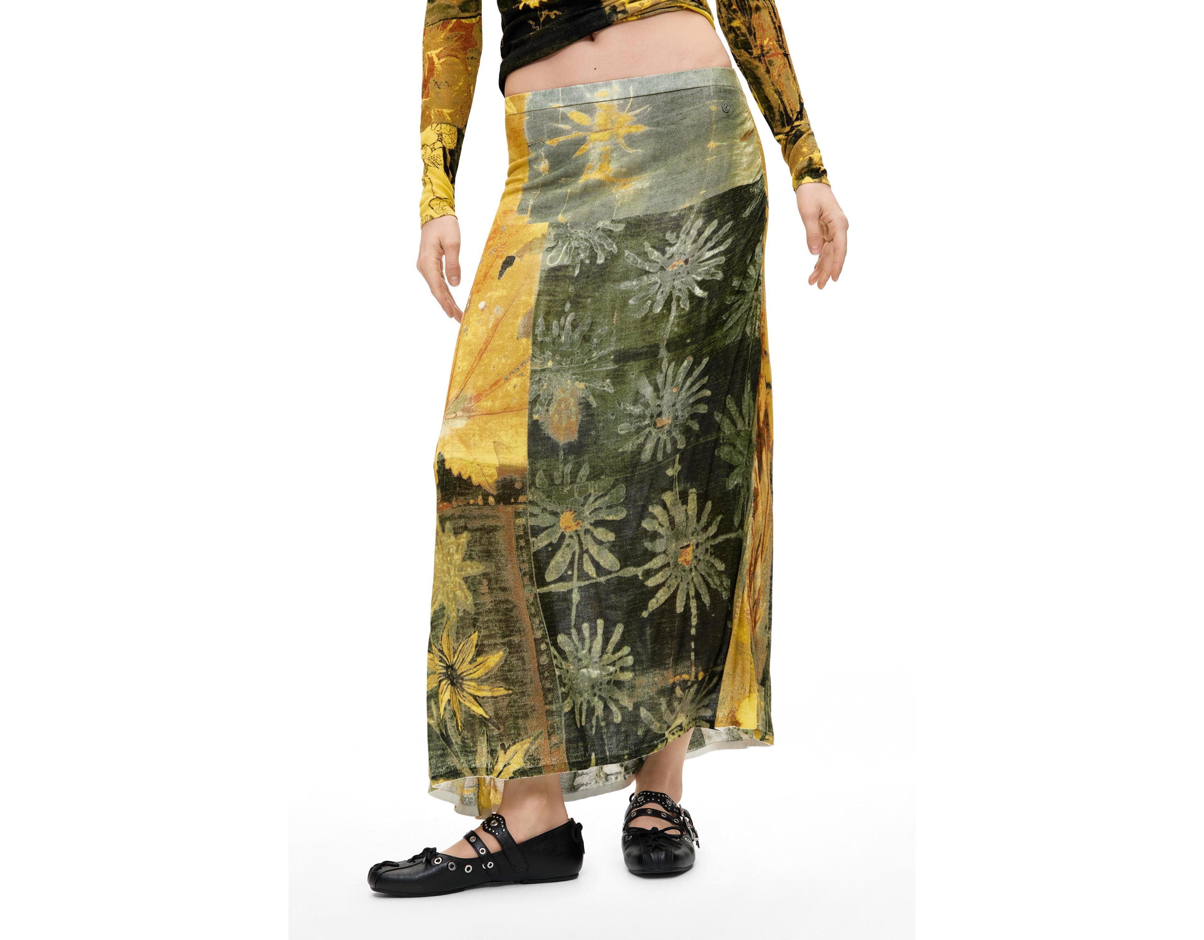 Desigual Women's Long printed skirt