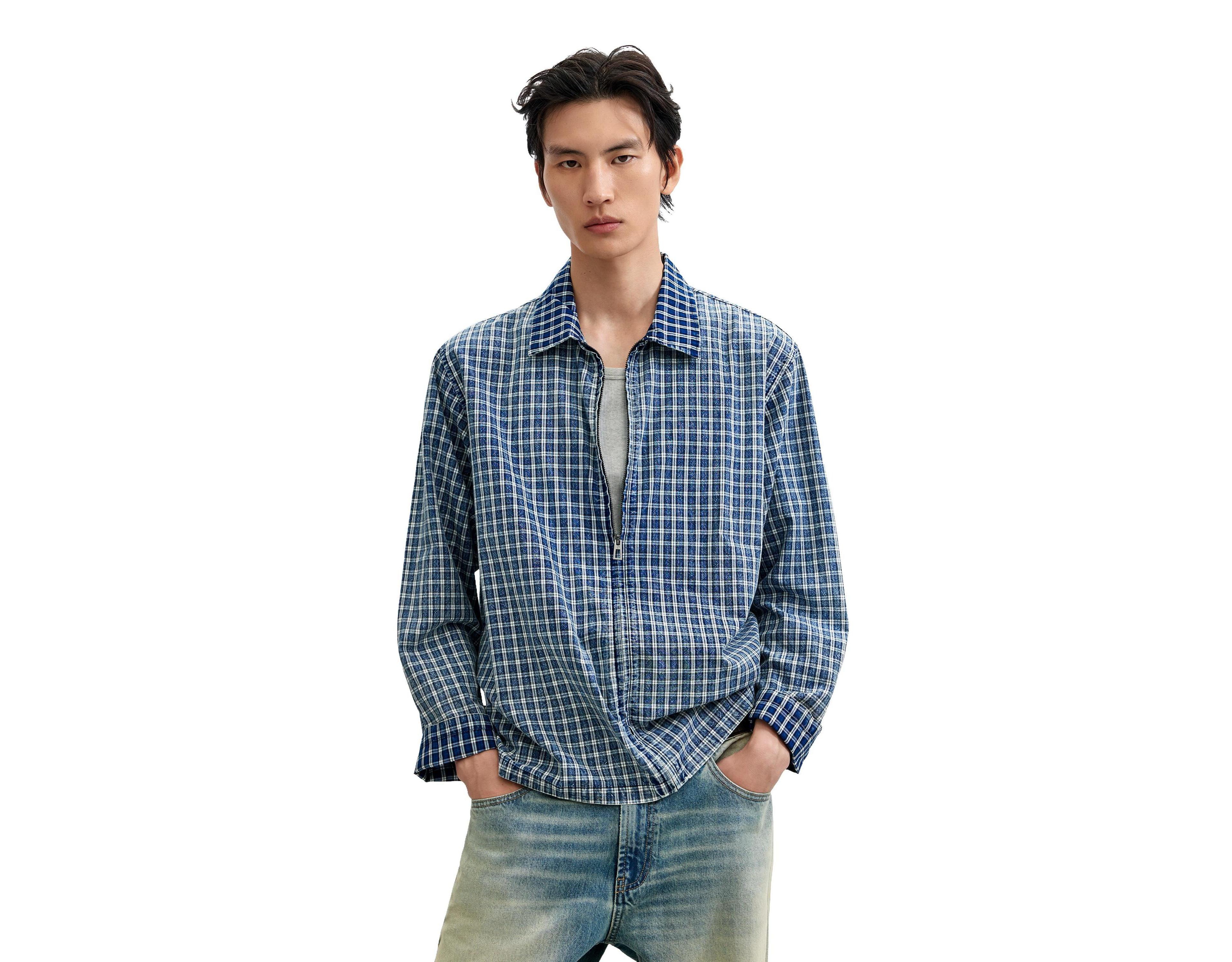 Desigual Men's Long-sleeved checked shirt