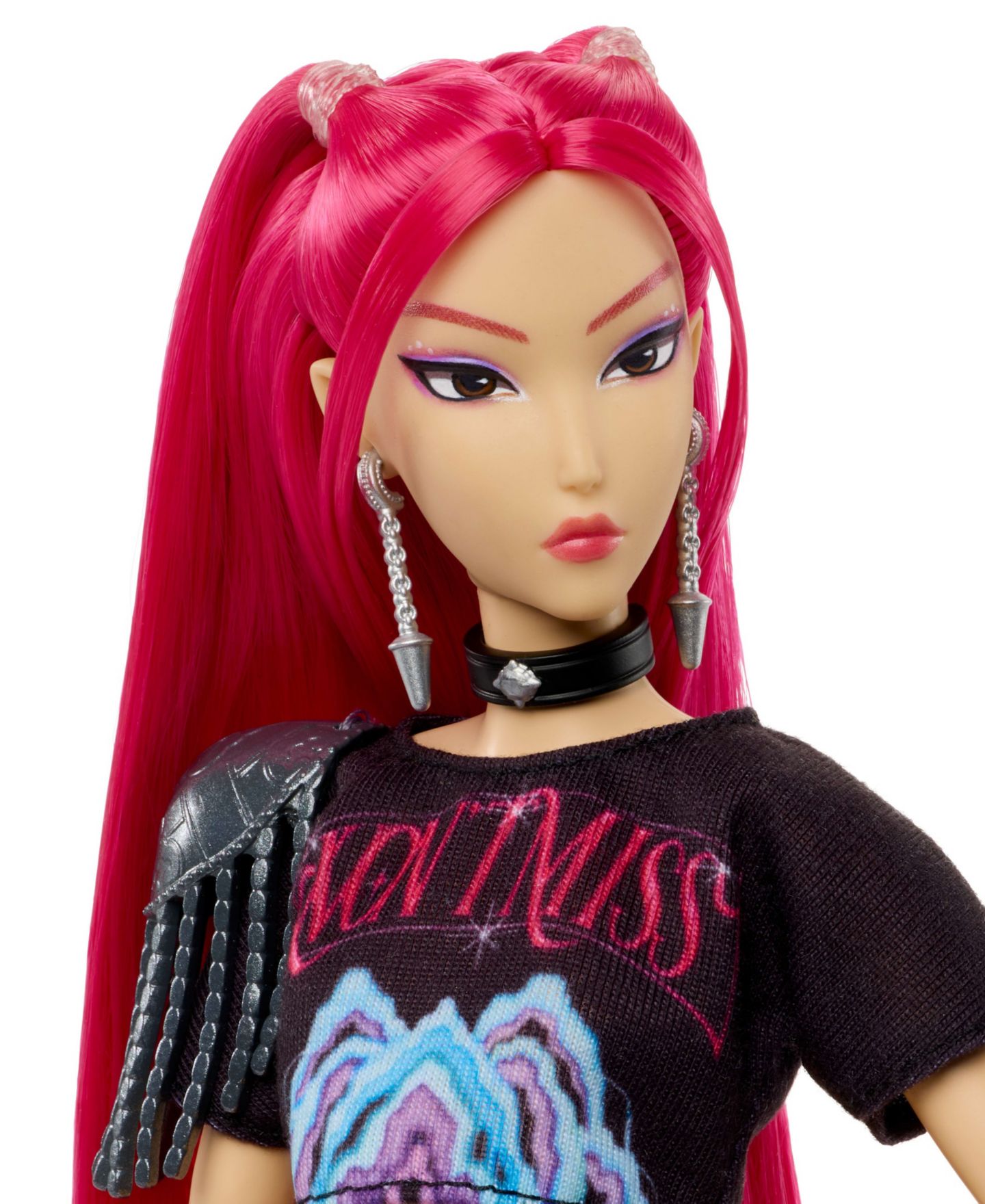 Детская кукла KPop Demon Hunters Huntrx Mira 12.75" Fashion Doll with 11 Posable Joints and Curved Moon Sword, Ages 4+ — фото 3