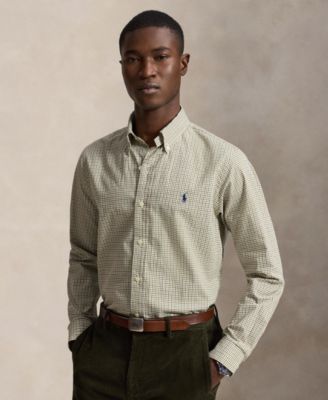 Men's Classic-Fit Plaid Twill Shirt