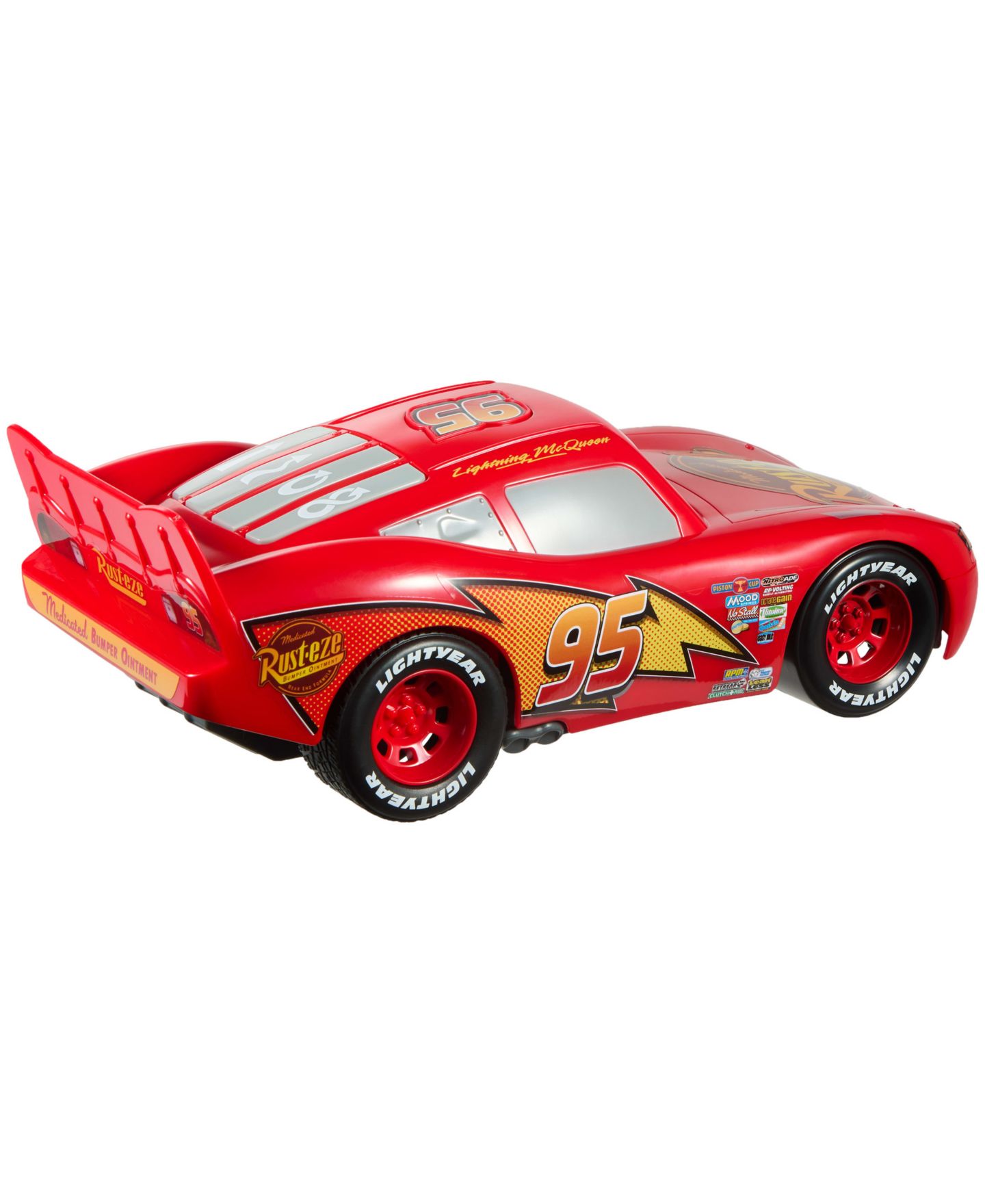 Детская игрушка Cars Disney and Pixar Action Scene Lightning McQueen Battery-Powered Toy Car with Sound Effects — фото 4