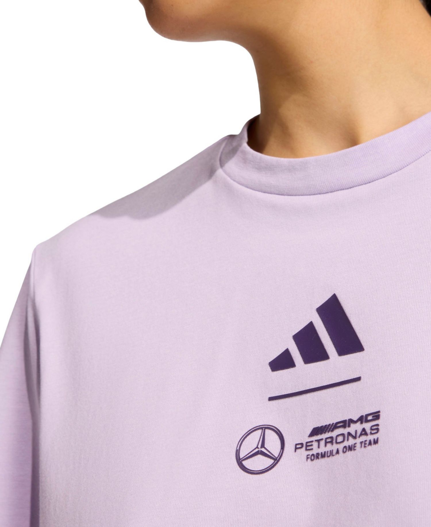 Women's Purple Mercedes-AMG Petronas F1 Team Premium Woven Crop Top