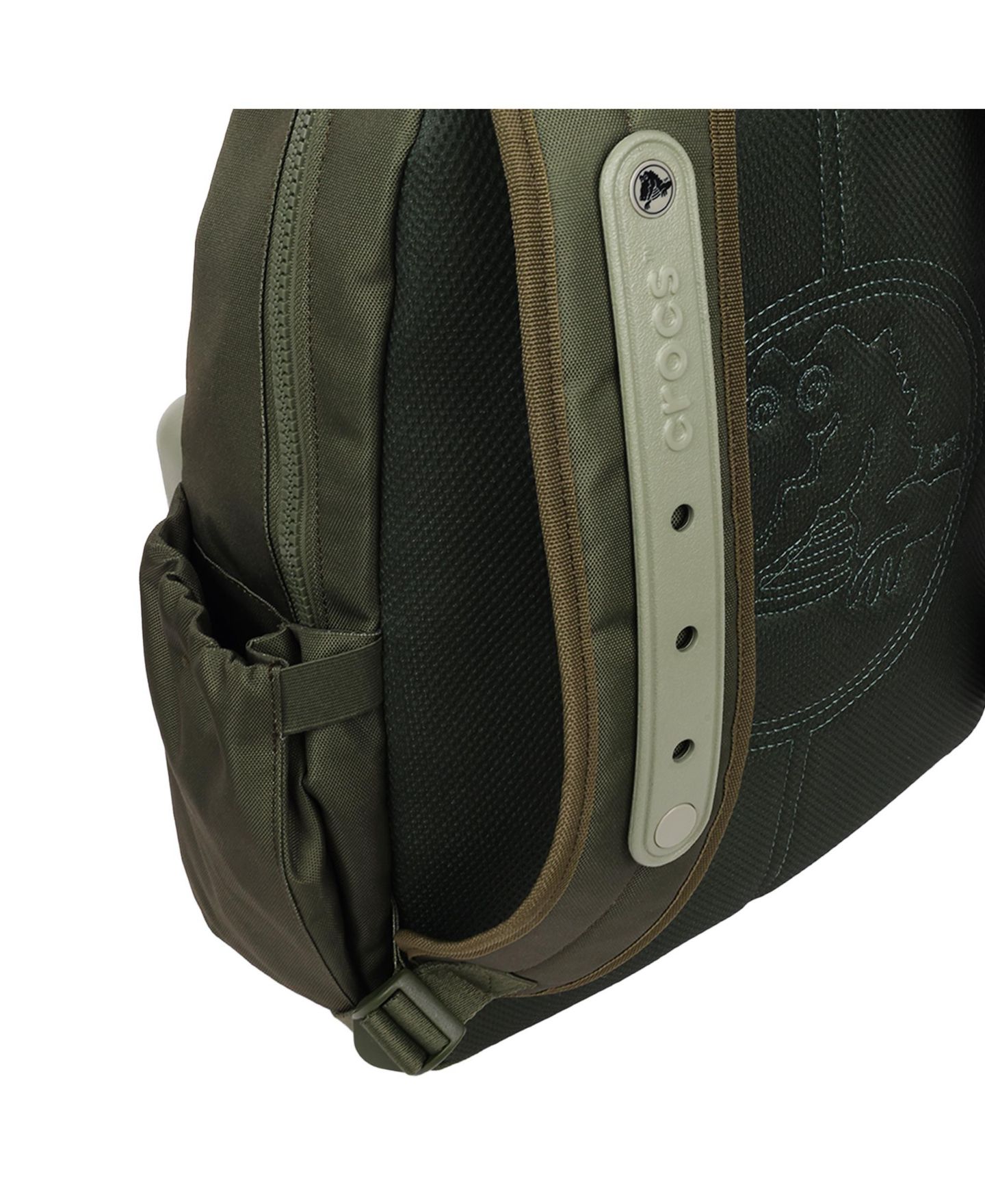 Рюкзак Crocs Lightweight with Molded Front Storage Pocket, цвет: Cargo — фото 5