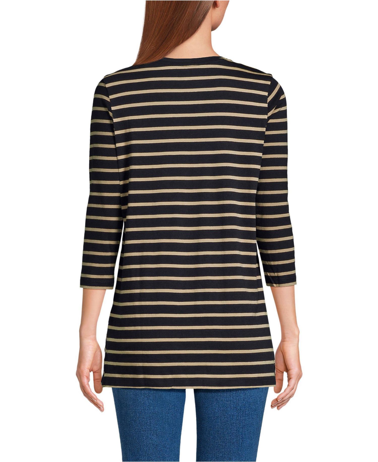 Women's 3/4 Sleeve Cotton Supima Tunic