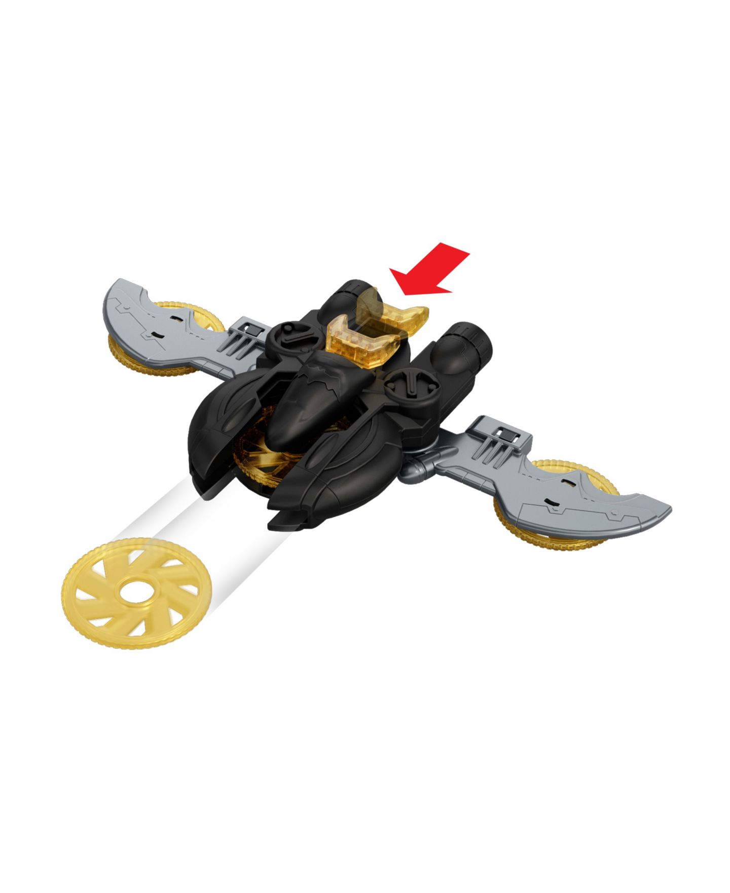 Игровой дрон Бэтмена DC Comics Bat-Drone, 6.5 дюймов, от 4 лет — фото 2