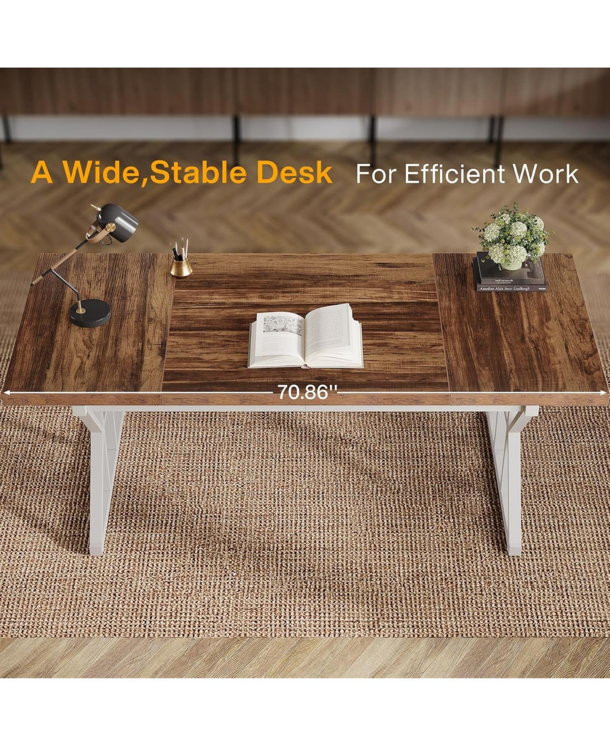 Tribesigns 70.86" Executive Desk