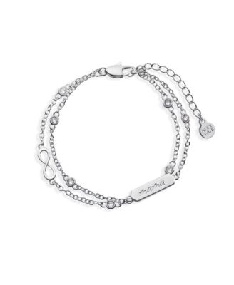 Alex and Ani Mama Infinity Chain Double Strand Bracelet - Macy's