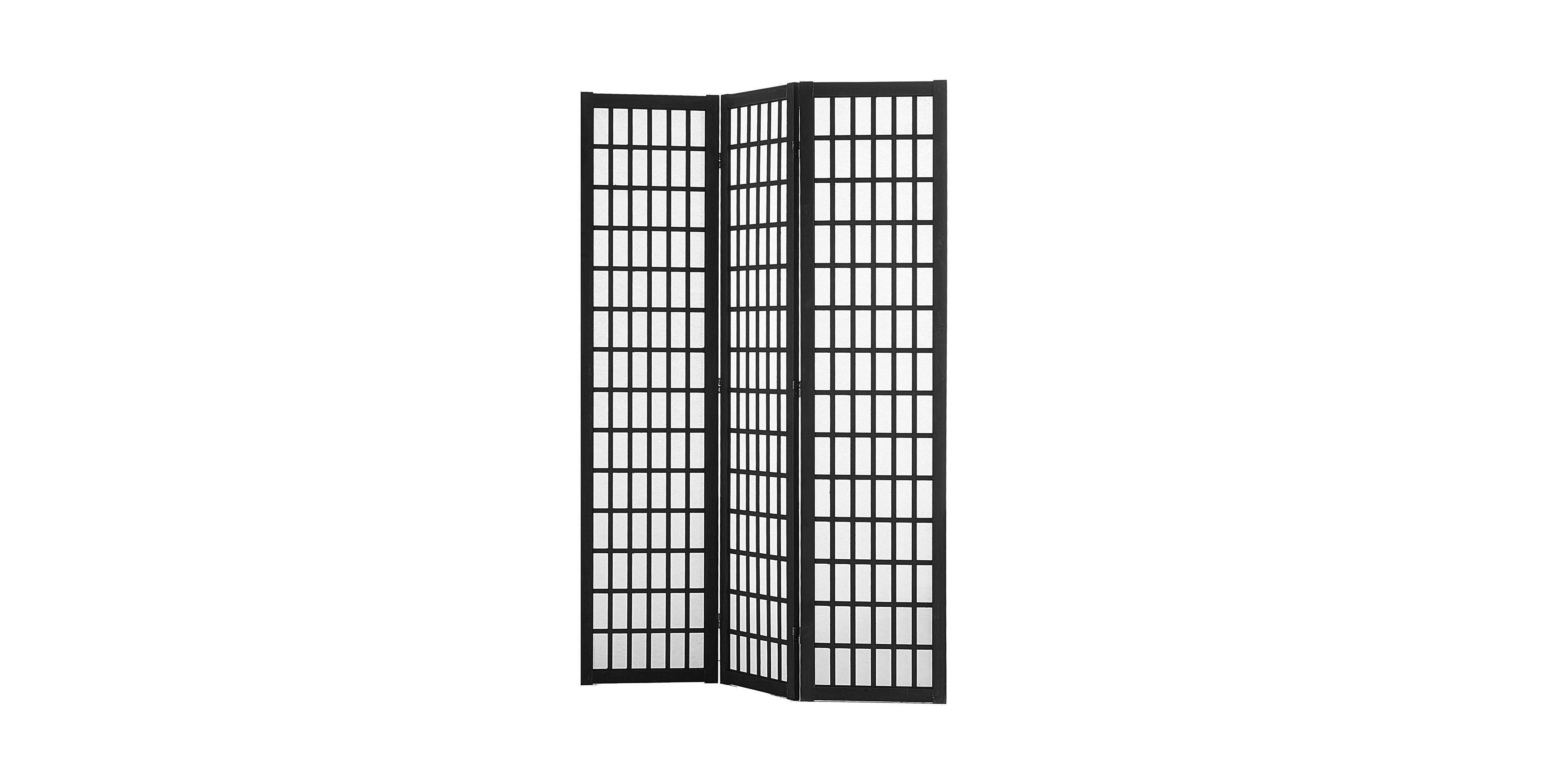 Slickblue Wooden 3 Panel Folding Room Divider Privacy Screen, Portable Partition for Living Room Bedroom