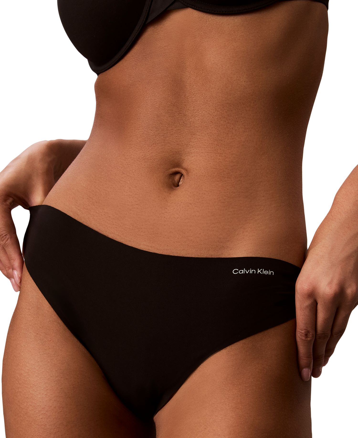 Women's Invisibles Seamless Microfiber Mid-Rise Thong, 5-Pack, QD5418