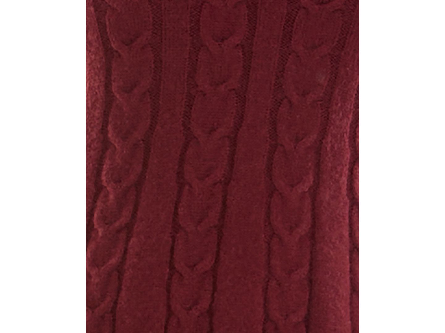 Женское платье RARE Juniors' Cable-Knit Long-Sleeve A-Line Mini Sweater Dress, цвет: Бордовый — фото 6