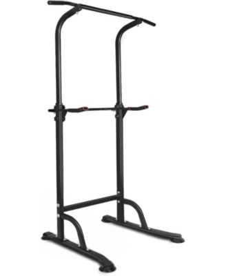 Adjustable Power Tower Dip Station Pull-Up Bar Home Gym Fitness Equipment