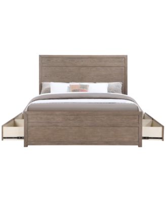 Adler Queen Plywood Modern Storage Bed