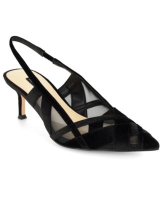 Women's Ellite Sheer Lattice Slingback Pumps