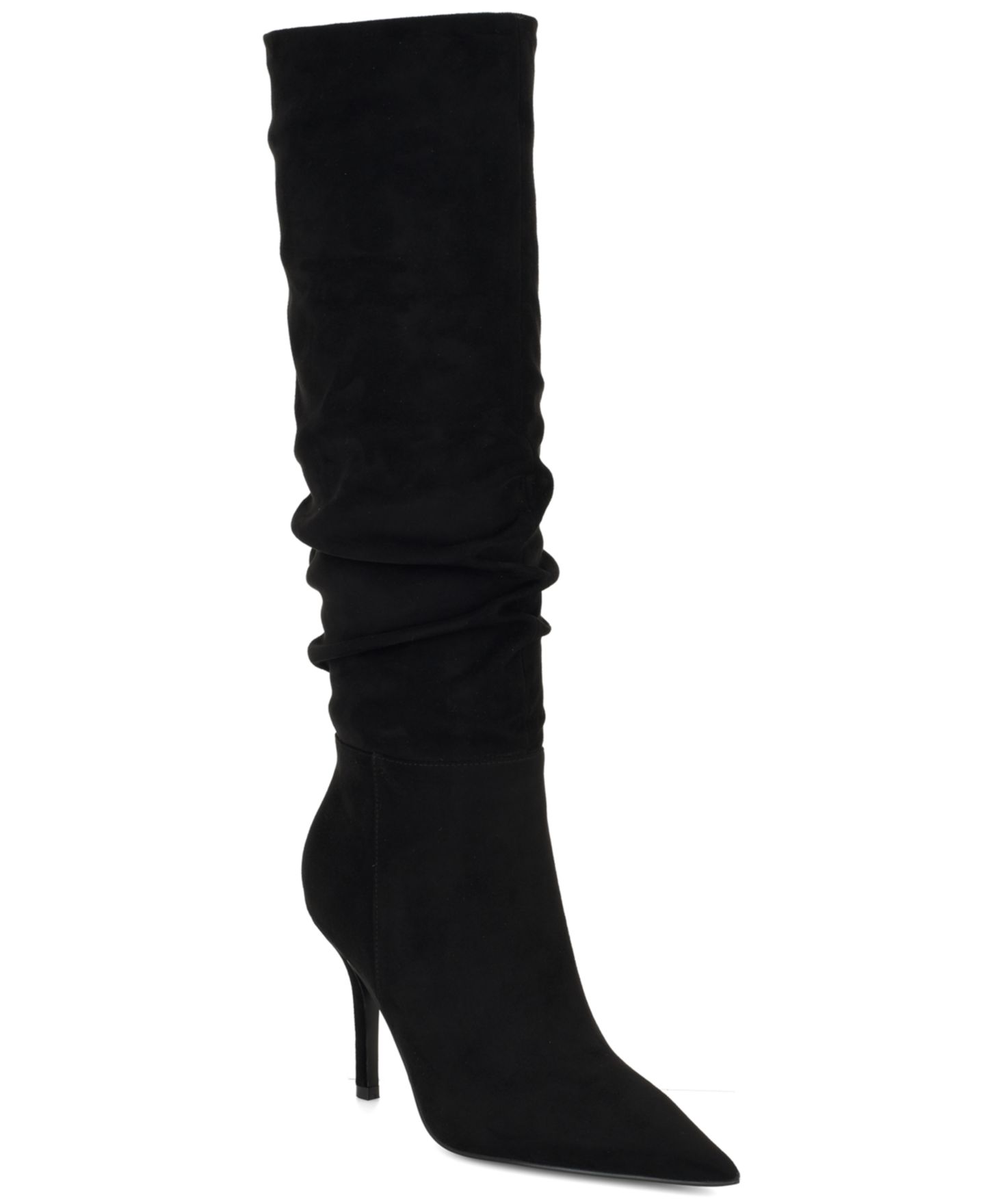 Женские нарядные сапоги Nine West Giorah на шпильке, обычная и широкая голень, цвет: Чёрный — фото 1