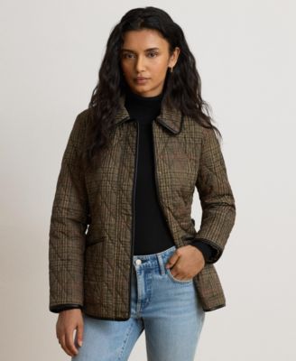 Women's Quilted Velboa-Lined Jacket, Created for Macy's