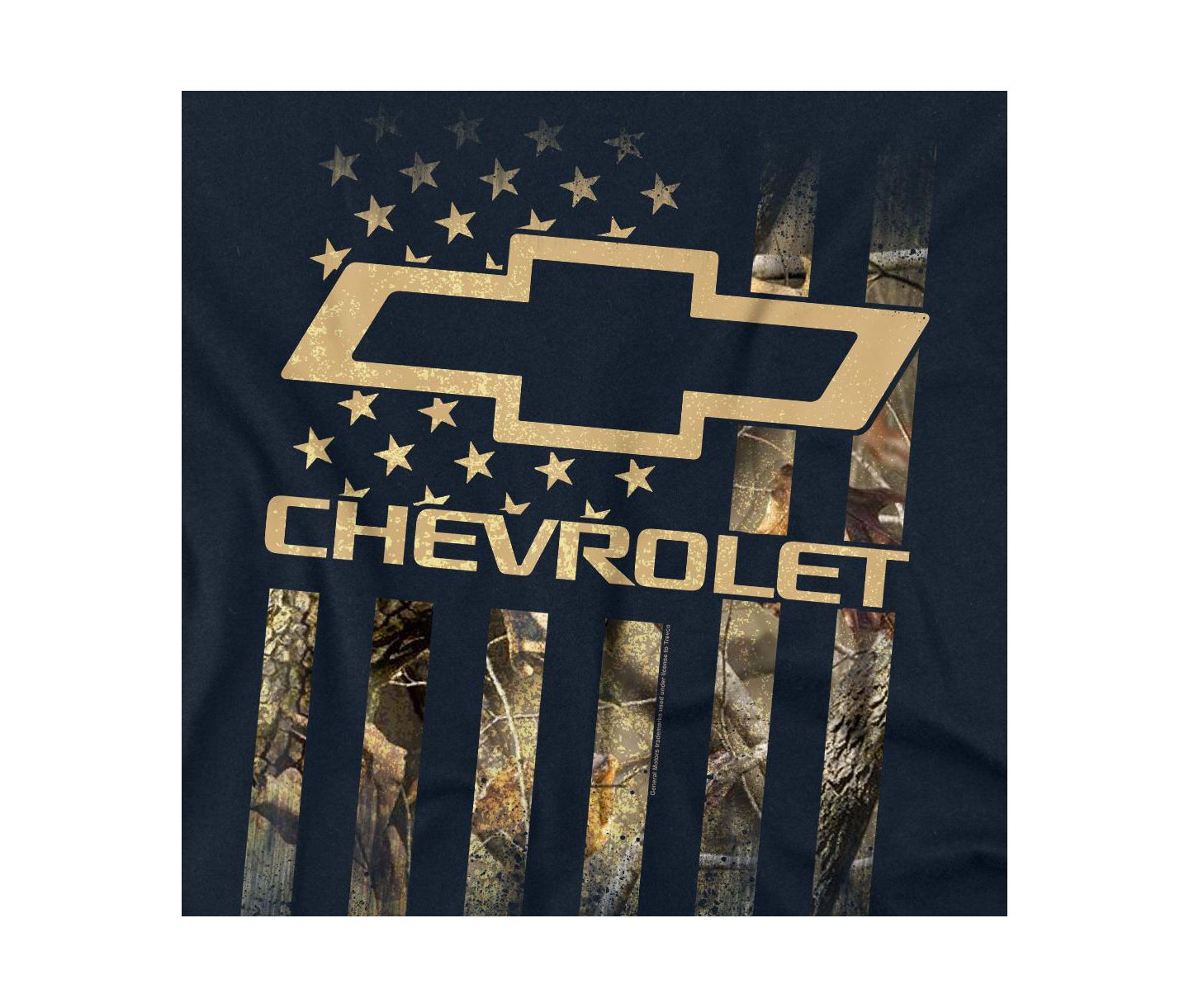 Мужская футболка Corvette Camo Flag, цвет: Тёмно-синий — фото 3
