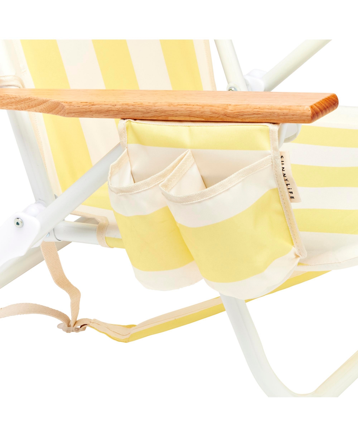 SUNNYLiFE Deluxe Beach Chair: La Mer Limon Stripe