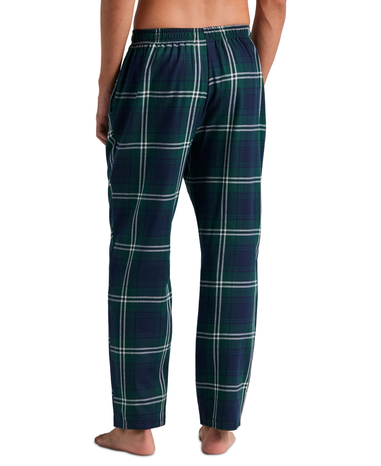 Men's Flannel Plaid Drawstring Sleep Pants