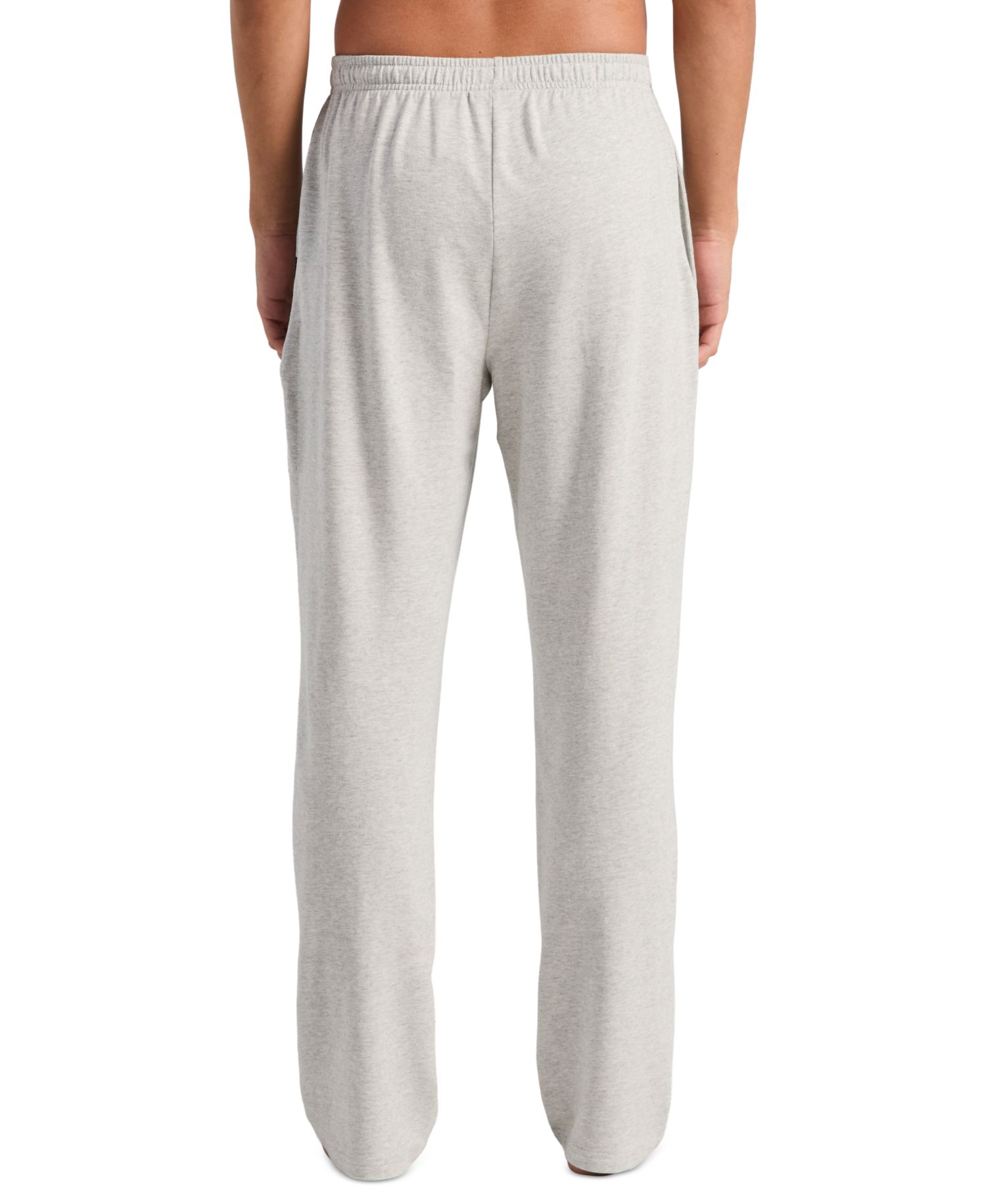 Men's French Terry Heathered Drawstring Waist Sleep Pants
