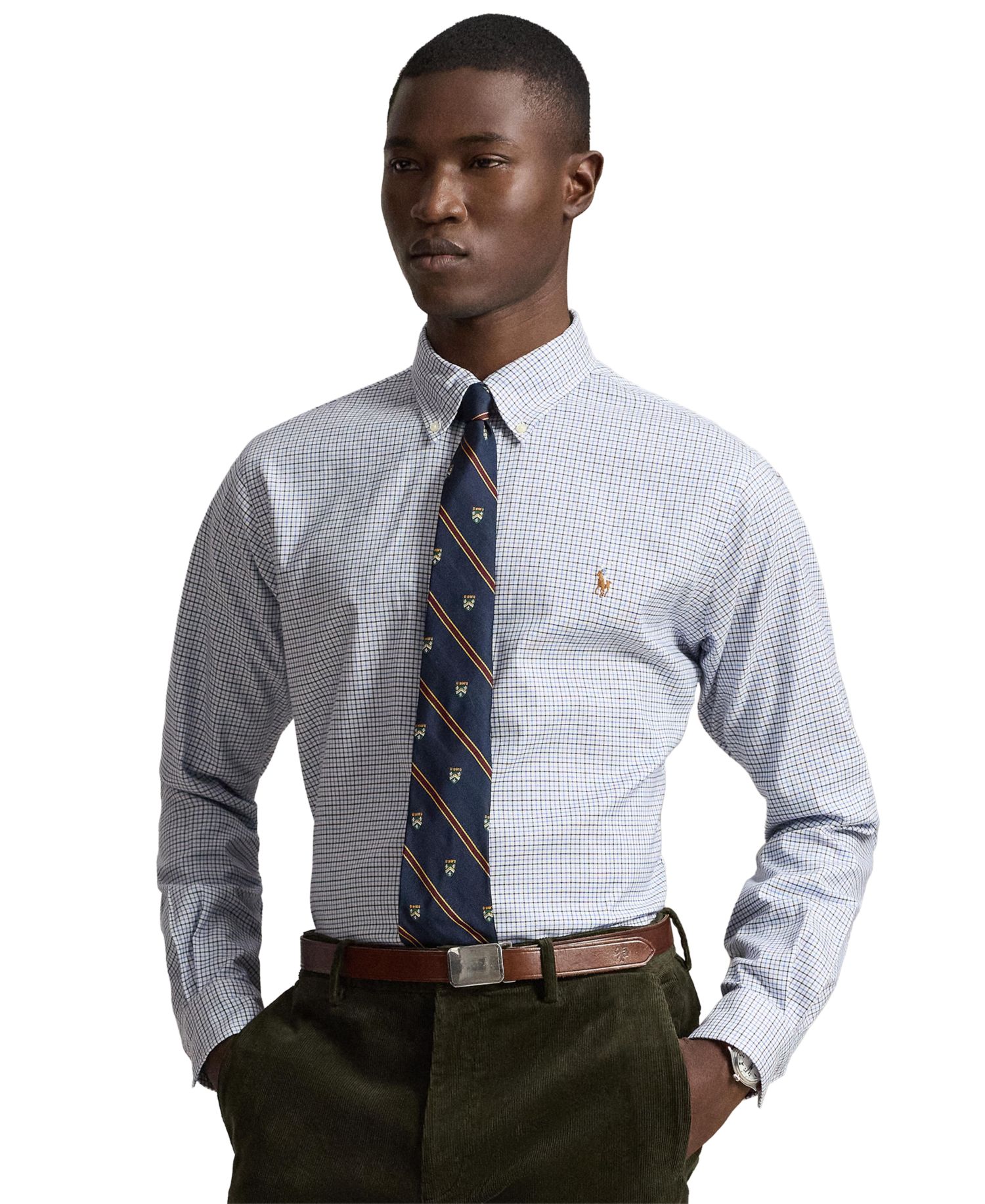 Men's Classic-Fit Performance Oxford Shirt
