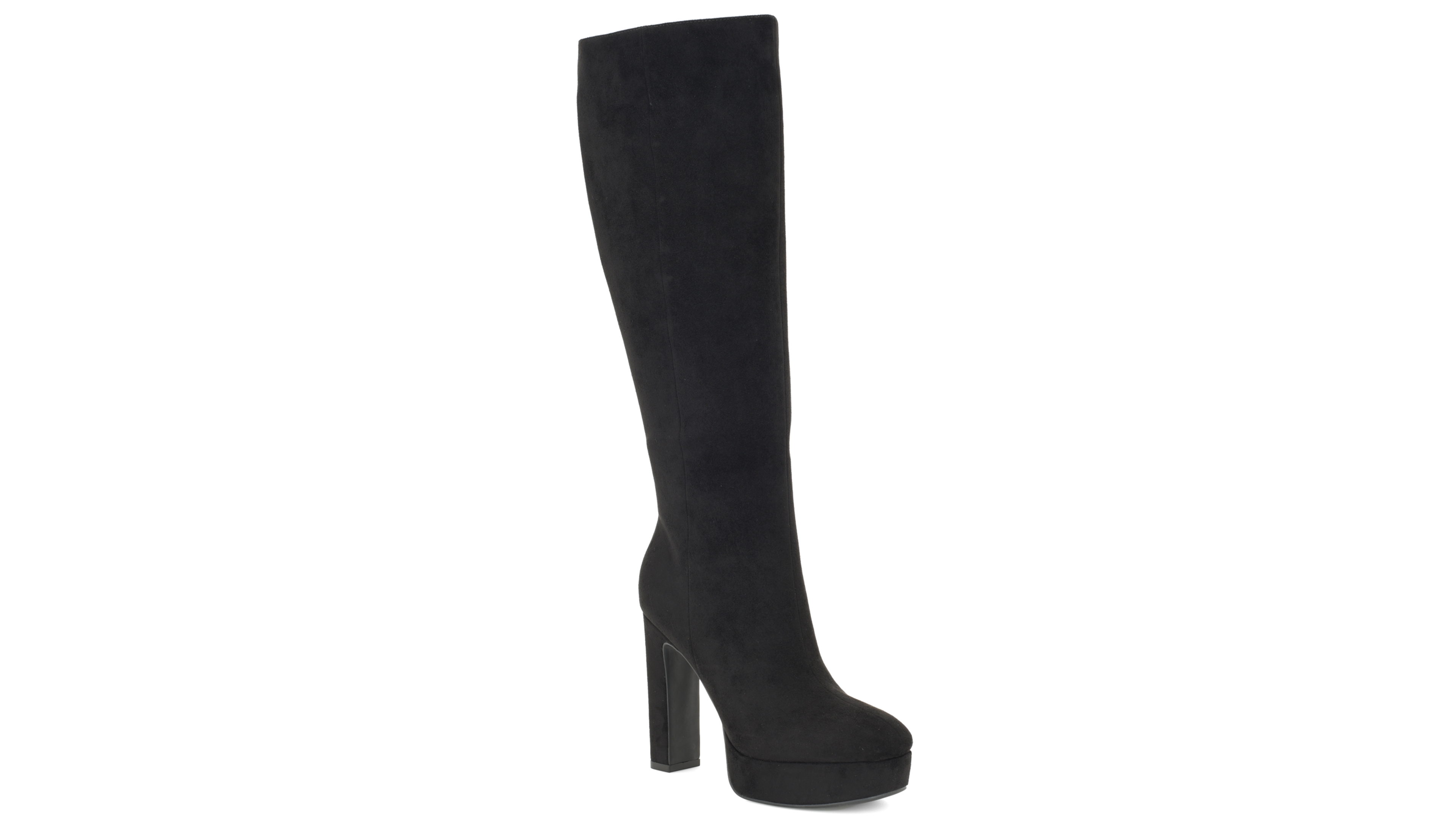 Nine West Women's Duane Block Heel Platform Dress Boots