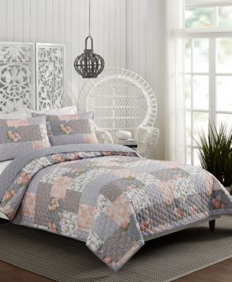 La Flor Patchwork 2-Piece Quilt Set, Twin/Twin XL