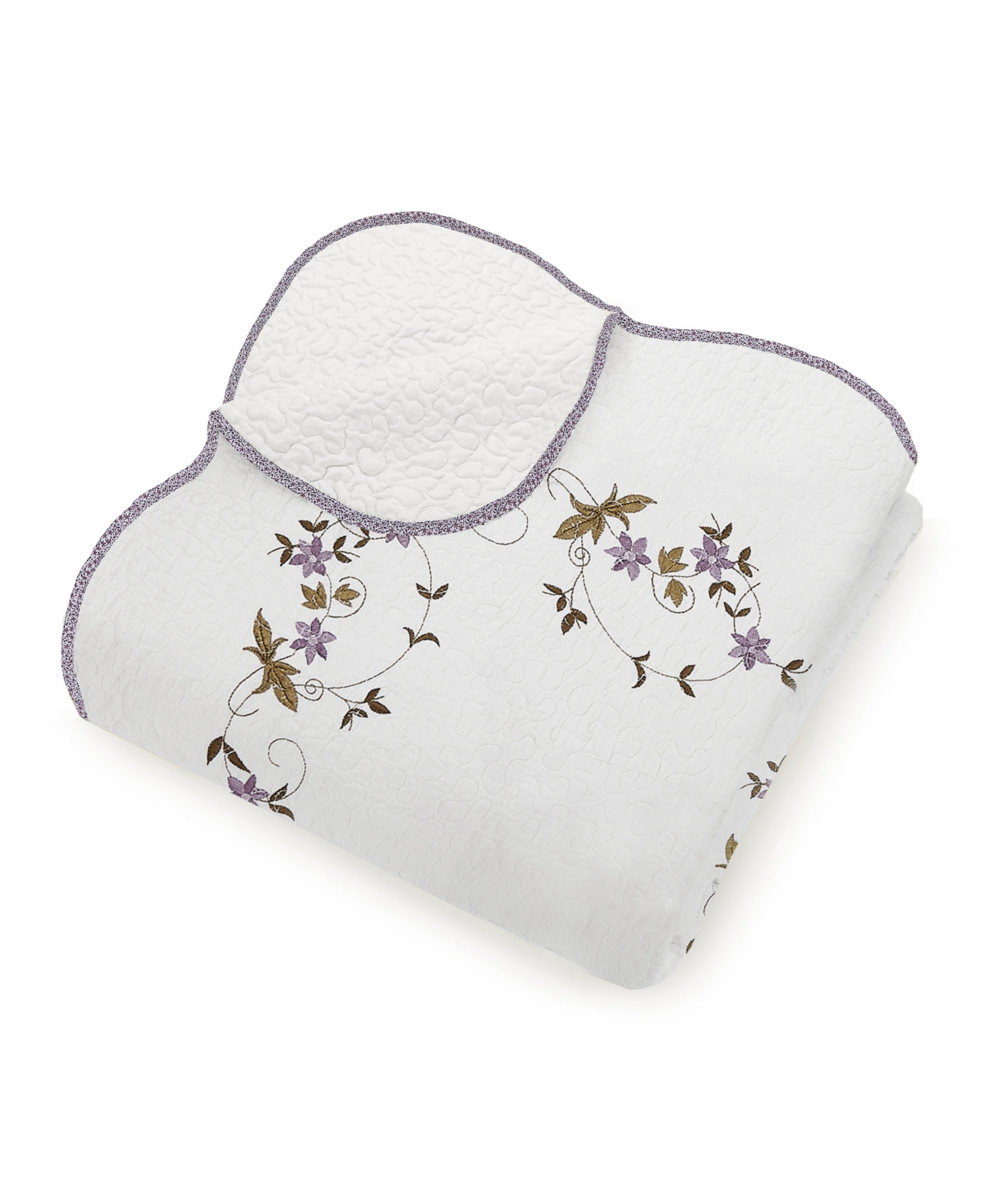 Modern Heirloom Gwen Floral Embroidered 3-Piece Quilt Set