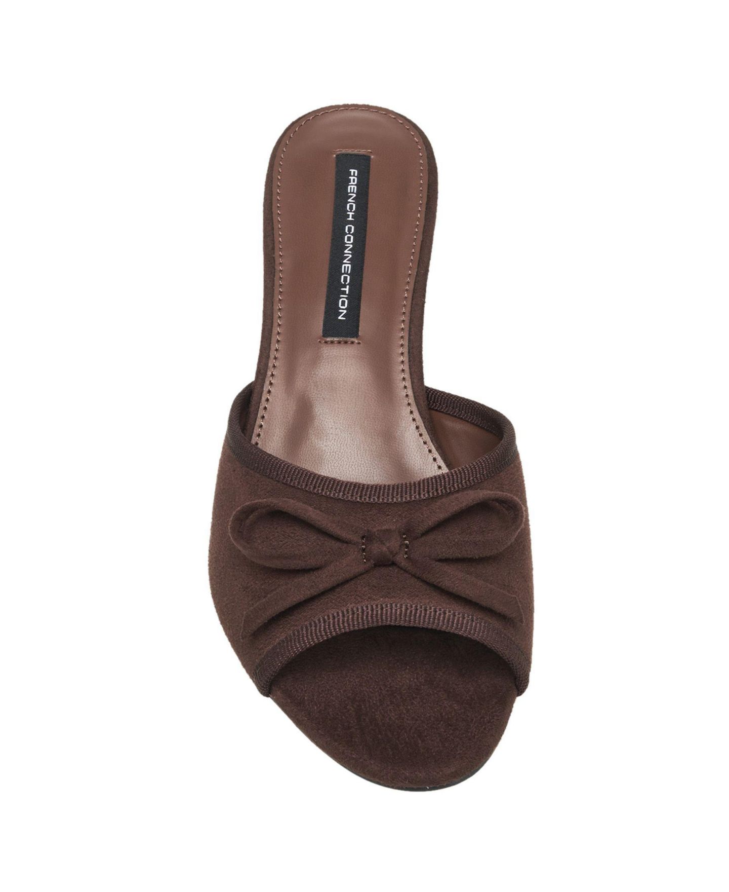 Женские туфли French Connection Dotty Faux Suede Heel, цвет: Коричневый — фото 4