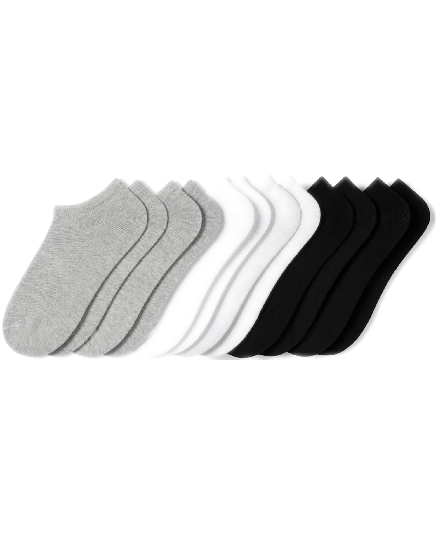 Women's 6 Pack Cotton No Show Socks U6421