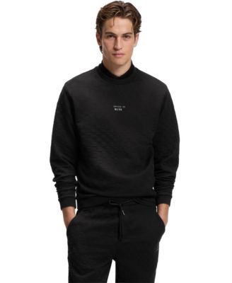 BOSS by X Porsche Men's BOSS Pasha Check Jacquard Sweatshirt