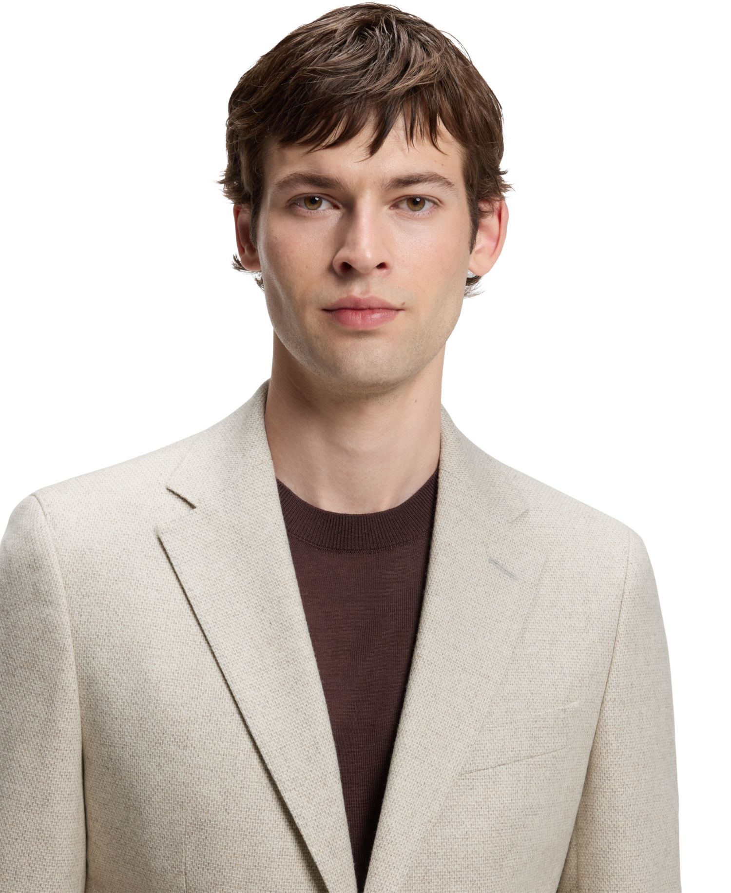 BOSS by Men's Wool-Cashmere Slim-Fit Blazer