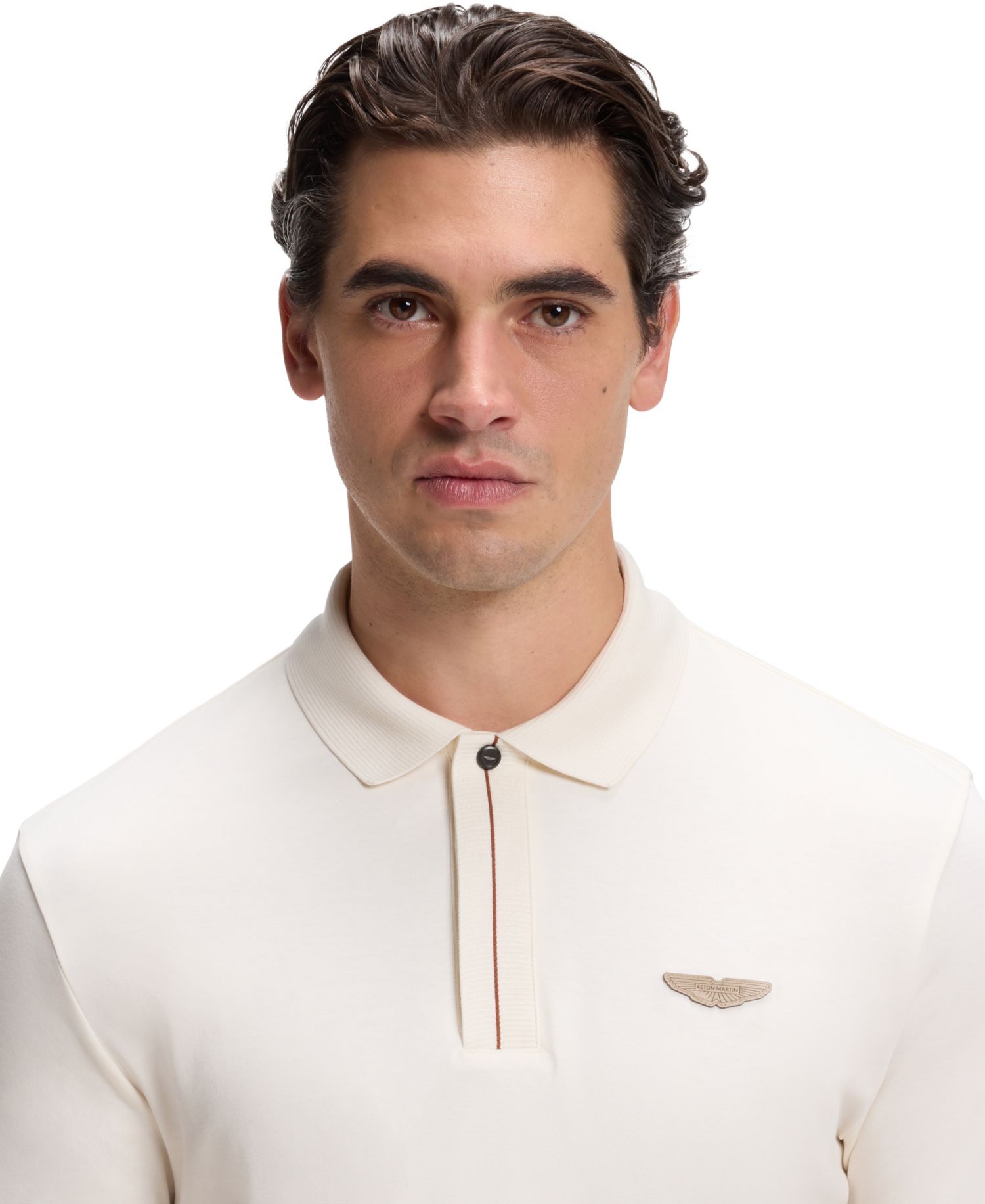 x Aston Martin Men's Mercerized Cotton Regular-Fit Polo Shirt