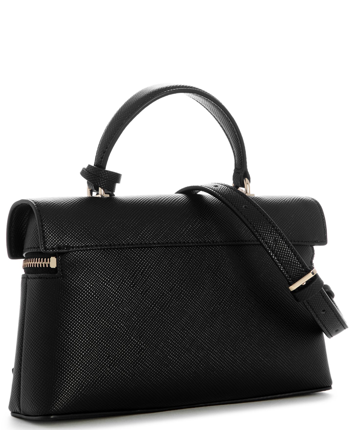 Женская сумка GUESS Danielle Canister Small Crossbody Handbag, цвет: Чёрный — фото 2