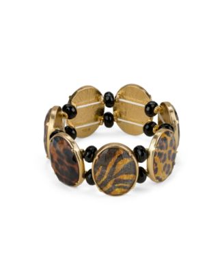 Gold-Plated Stretch Bracelet