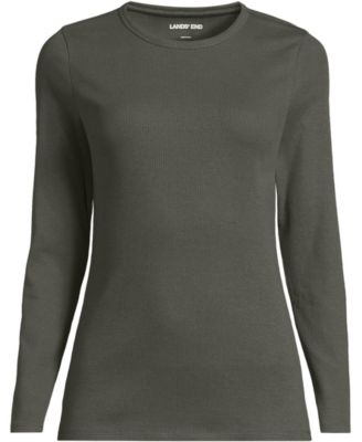 Women's Long Sleeve Micro Rib T-Shirt