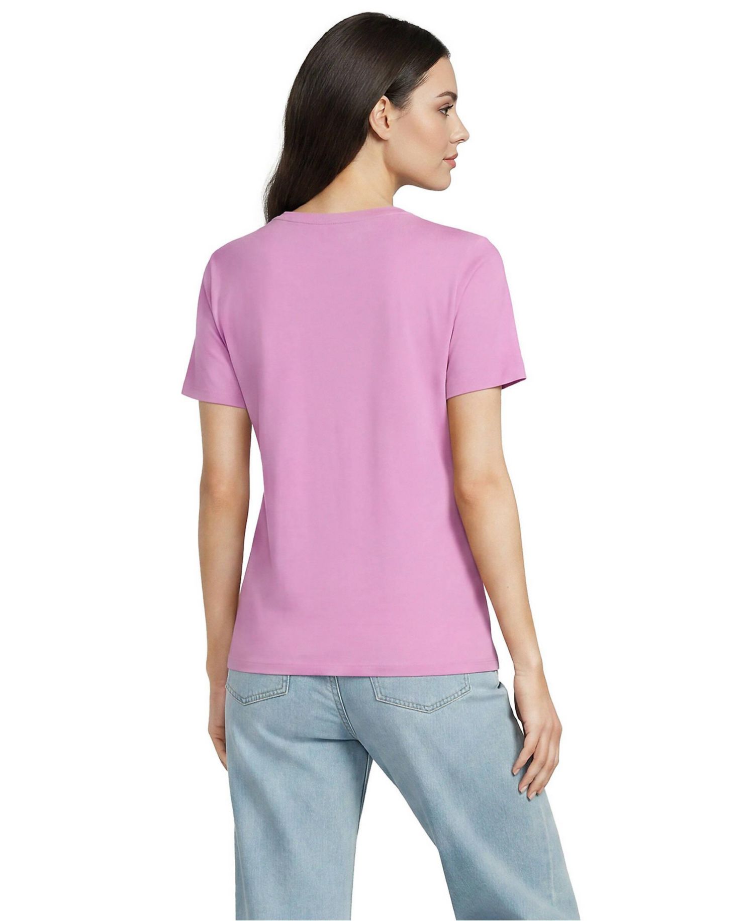 Women's Tall Supima Cotton Crew Neck T-Shirt