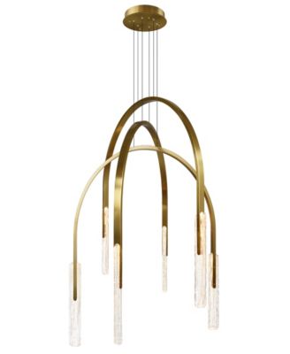 Curva 38" Metal Chandelier