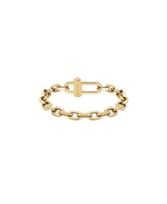 Men's Ventoux Ionic Plated Thin Gold Steel Bracelet