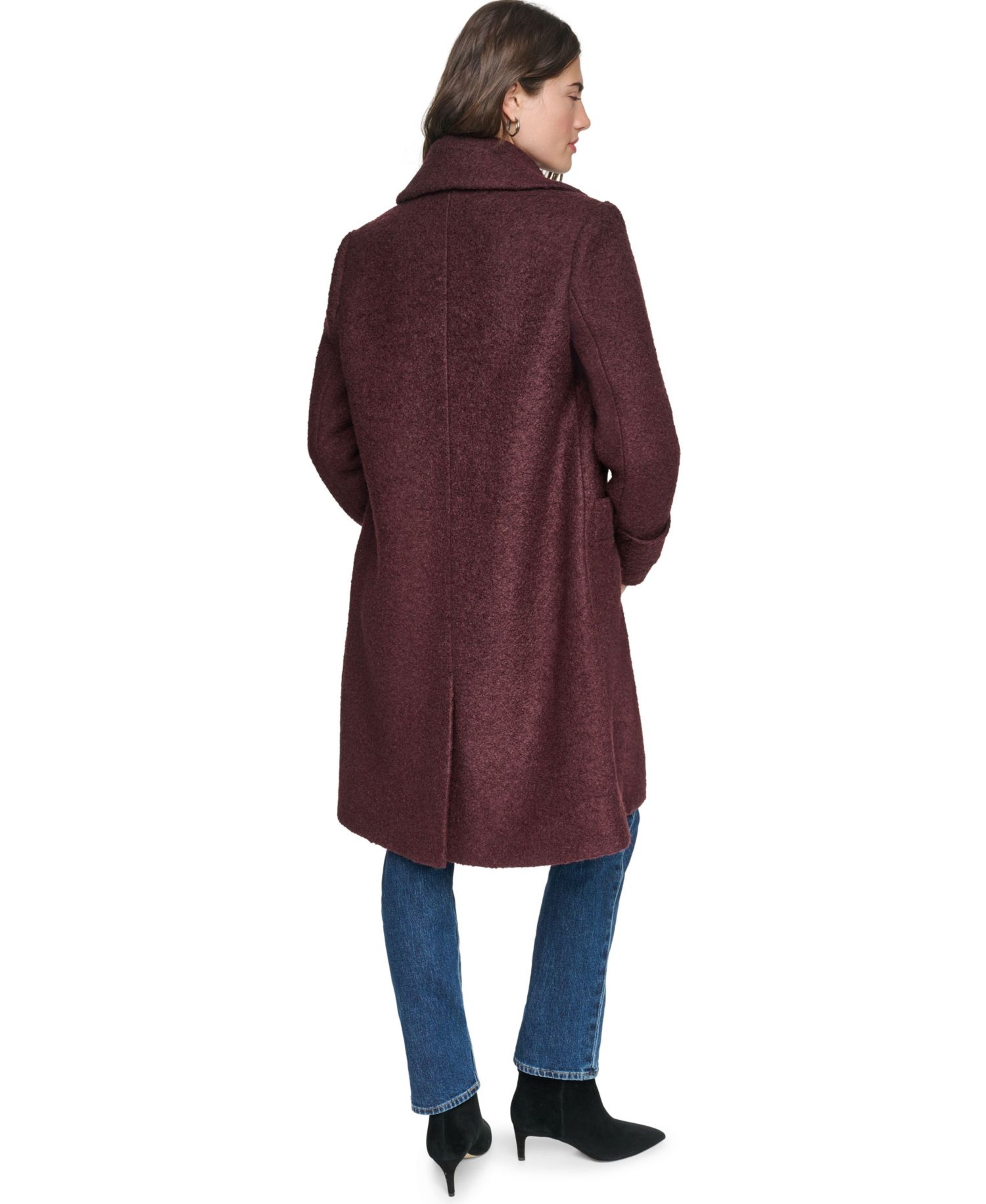 Women's Regine Slim Wool-Blend Boucle Coat
