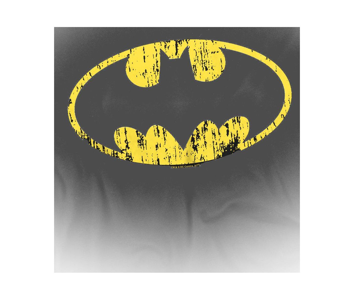 Мужская футболка Batman Big & Tall Classic Logo Distressed, цвет: Чёрный — фото 3