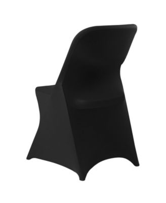 30 Pieces Polyester Spandex Stretch Chair Covers Flat-Front Fits Up to 18.11 x 19.69 x 33.86
