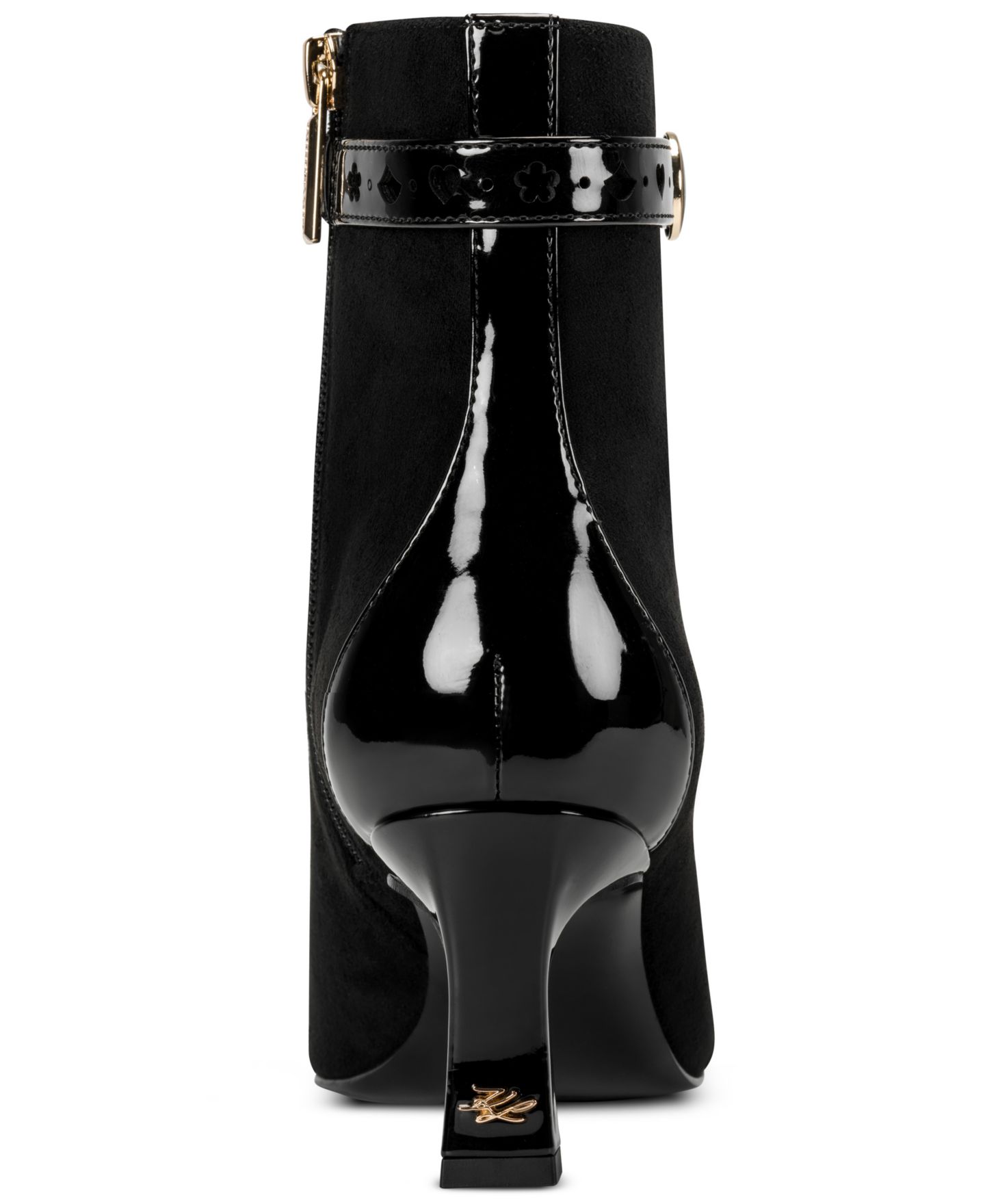 Женские ботильоны Karl Lagerfeld Paris Shadow на каблуке, цвет: Чёрный — фото 3