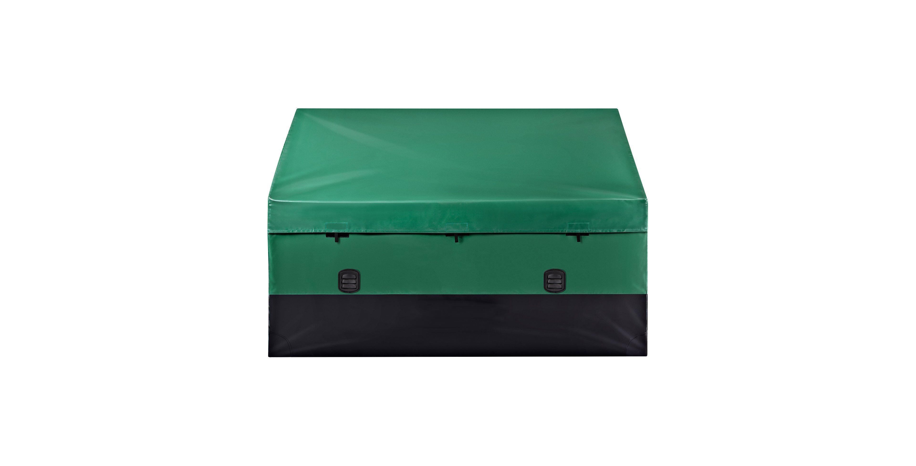 Slickblue Outdoor Storage Box 100 Gallon with Pe Tarpaulin Cover and Frame